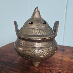 Vintage Brass Incense Burner